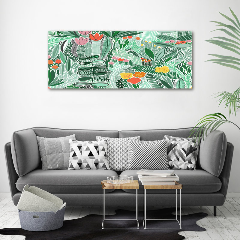 Floral Pattern - Wrapped Canvas Print