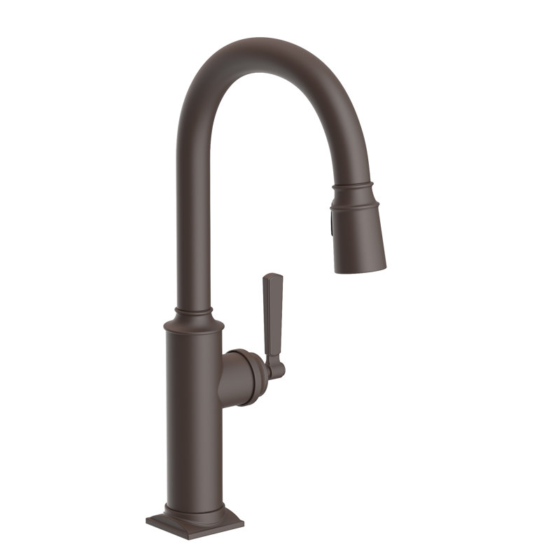 Adams Single Handle Pull Down Kitchen Faucet, Oil Rubbed Bronze