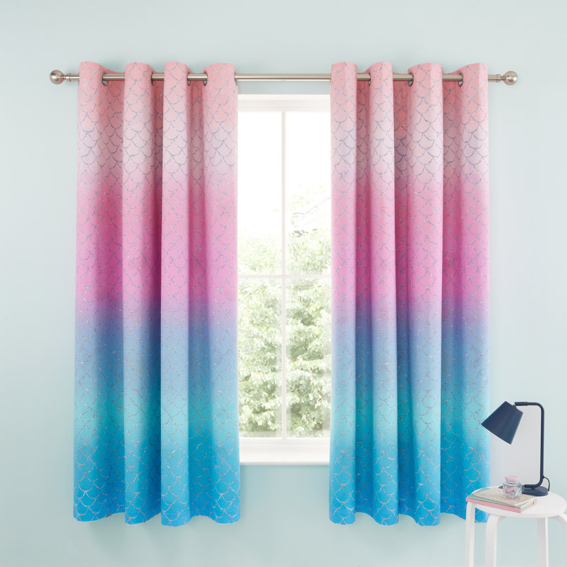 Mermaid Two Panel Curtains