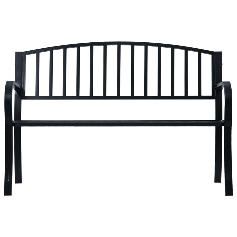 Banc de jardin Huseman, Noir