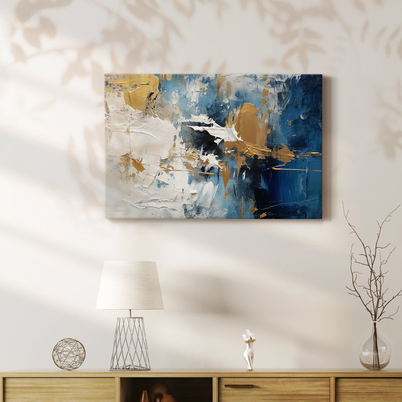 Série de paysages abstraits Cxxl, H 18 po x l 27 po