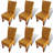 Franco vidaXL Dining Chair Woven Dining Room Kitchen Furniture Brown Natural Rattan-1447123893-1391134369