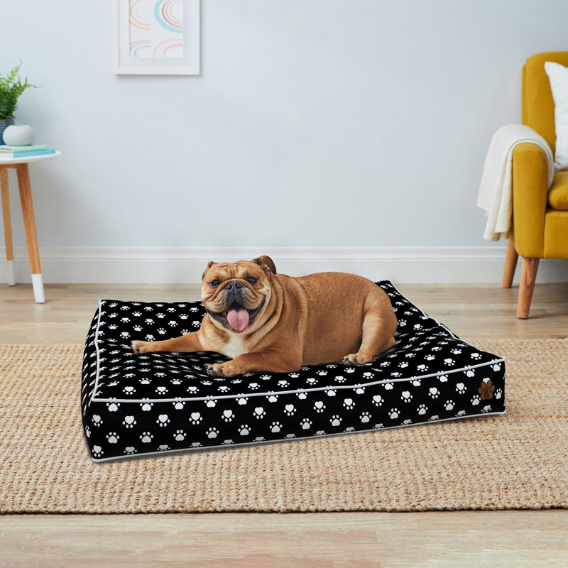 Dog Bed For Small - Medium - Large Dogs - Soft Pet Bed Mattress With Machine Washable Cover & PU Foam Pet Crate Bed - Dog Bed Mattress With Non-Slip Bottom  Cushion Design 10  Small S (69 cm x 51 cm x 10 cm)