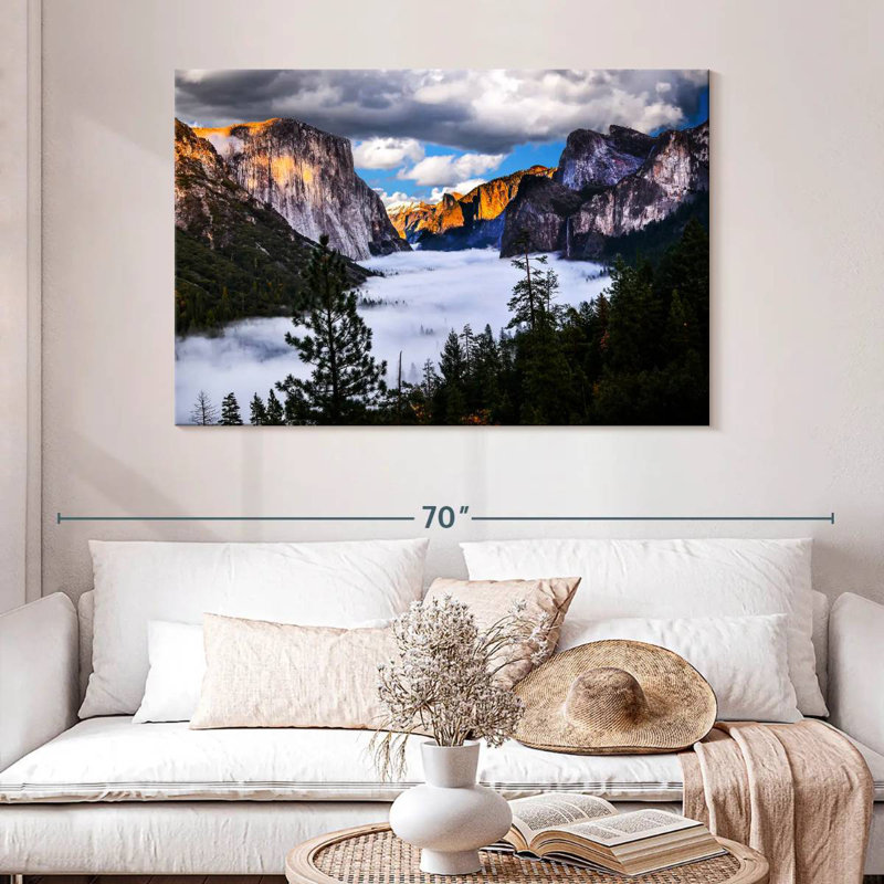Nuage du parc national Alvord Yosemite, H 32 po x l 48 po