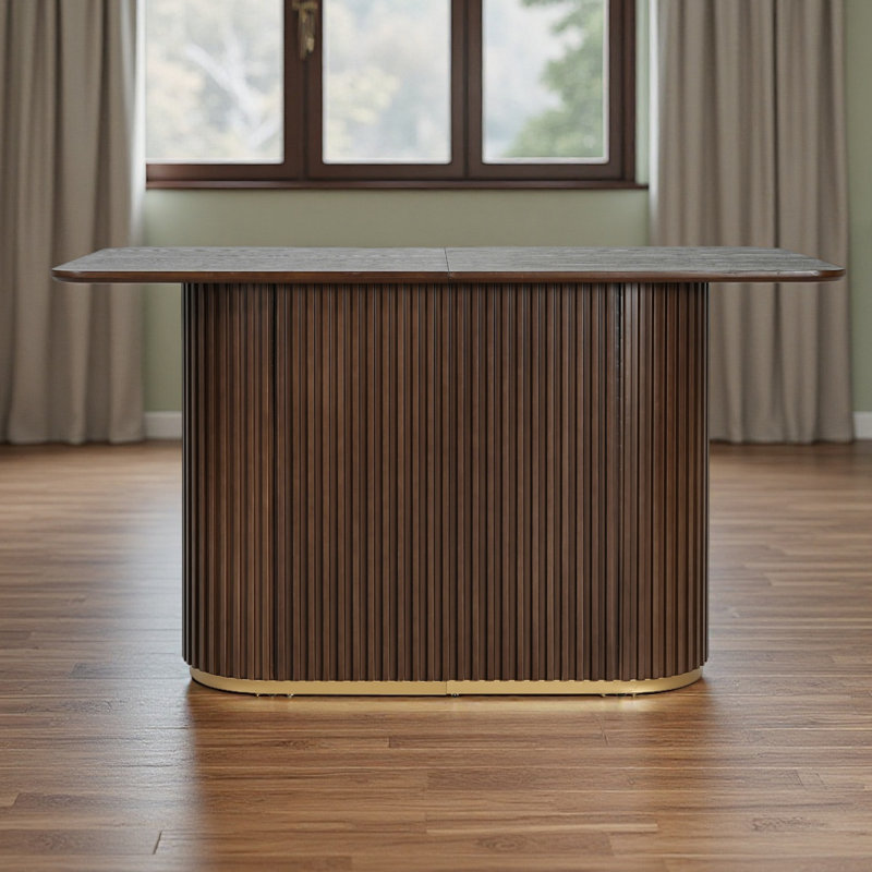 63.00"L Counter Table, Walnut