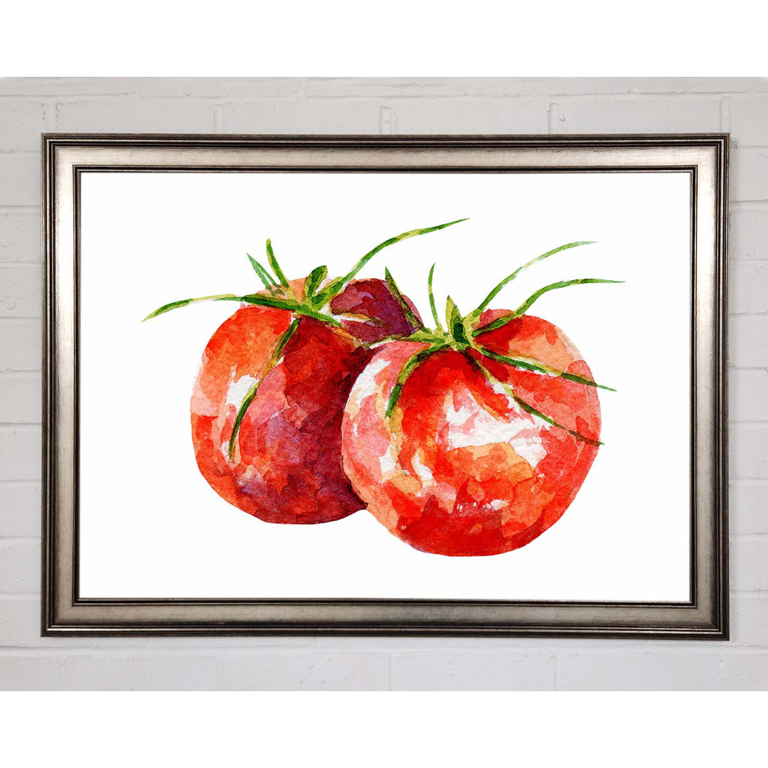 Duo Tomato 1 - Einzelner Bilderrahmen Kunstdrucke