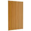 Panneau de toit vidaXL 12 pièces naturel 31,50 x 17,72 po en acier galvanisé-111376702-130557523-130557525