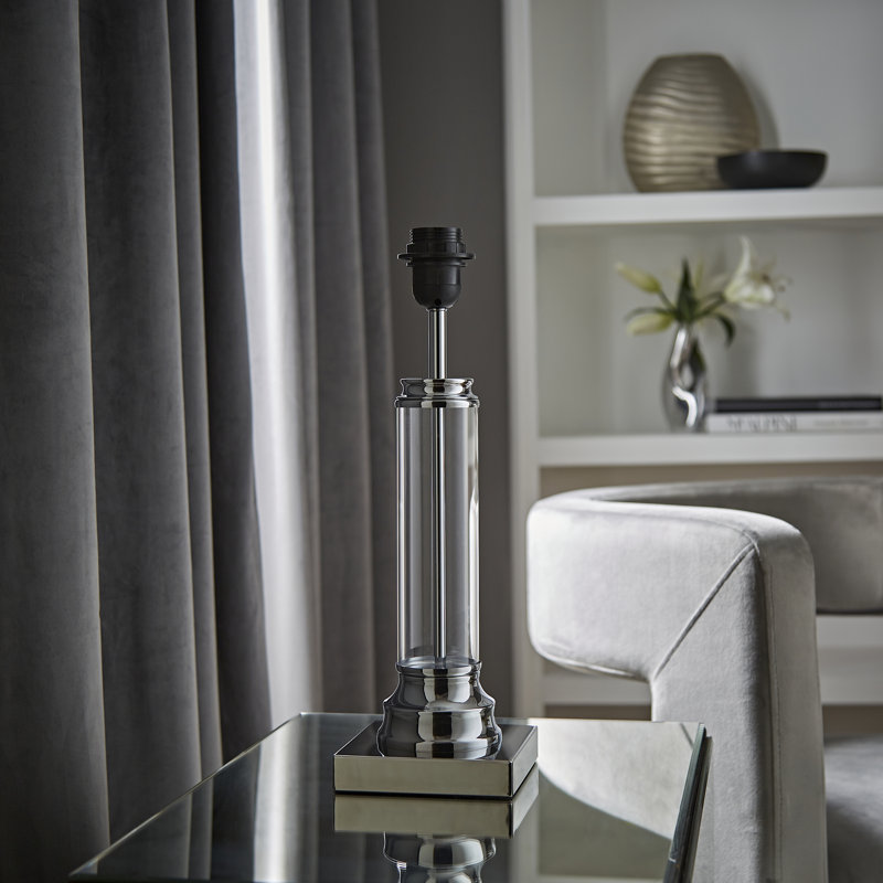 Chalk Metal Lamp Base Lamp