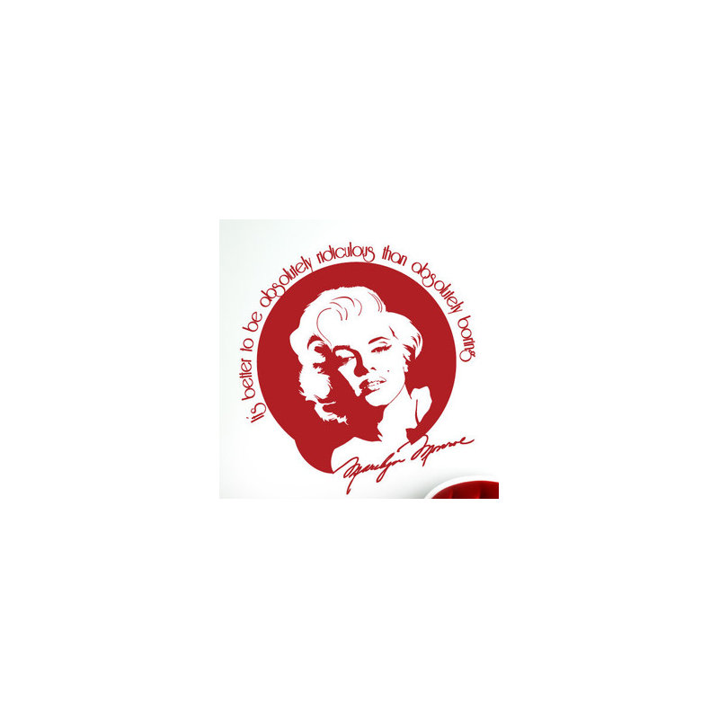 Wall Decal, Dark Red