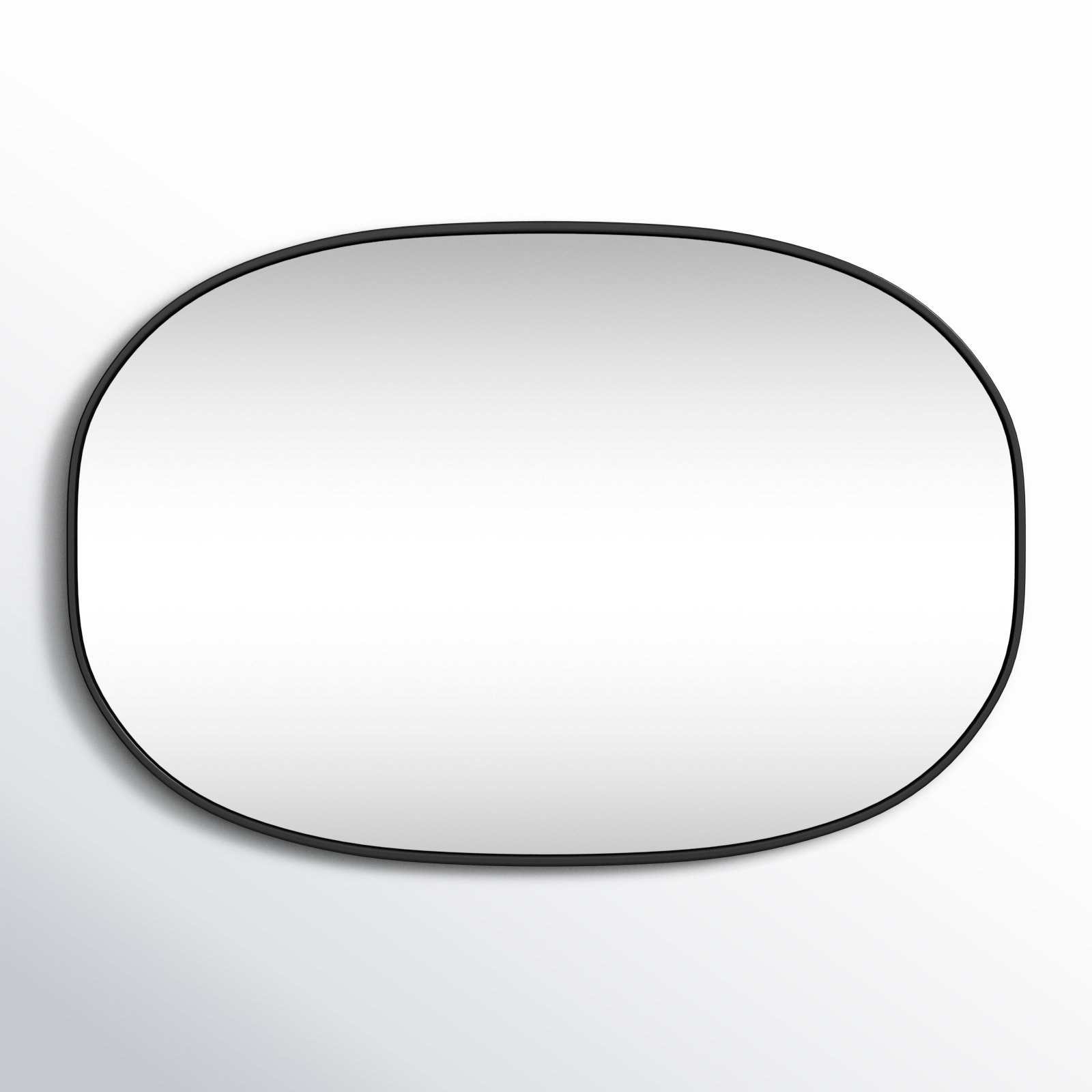Sabine 30" Accent Mirror, Black, 40" x 27"