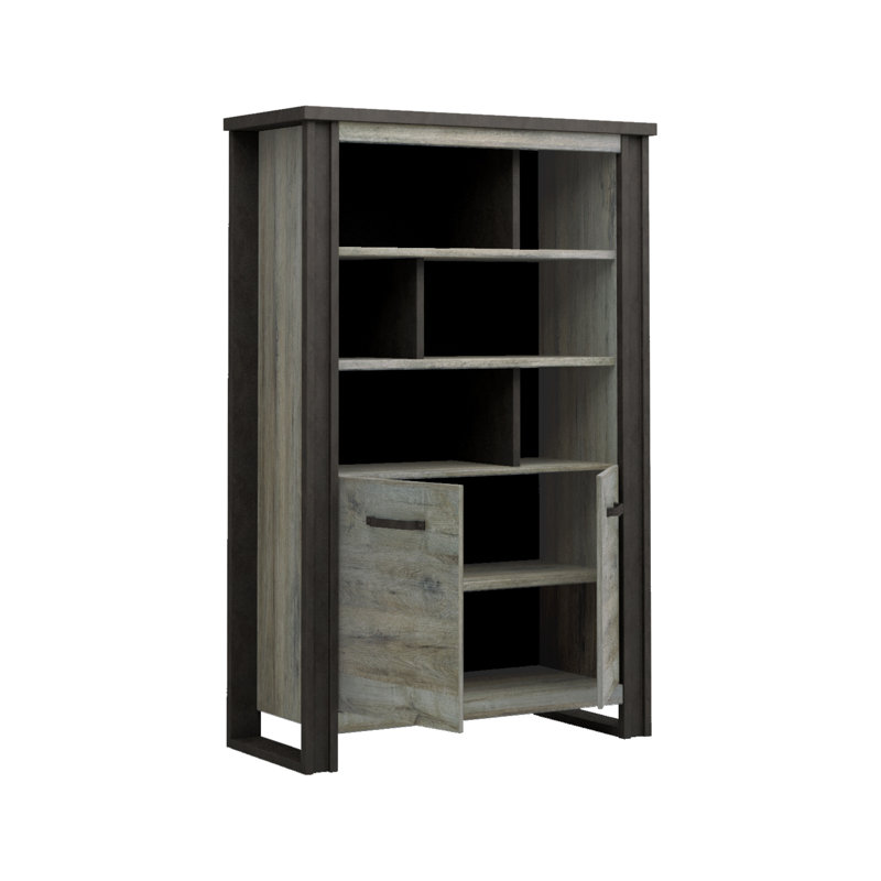 Bouffard 180 cm H x 119 cm W Library Bookcase