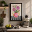 Dahlias in Pink Teapot Botanical - Wrapped Canvas-2132597763-2132597761