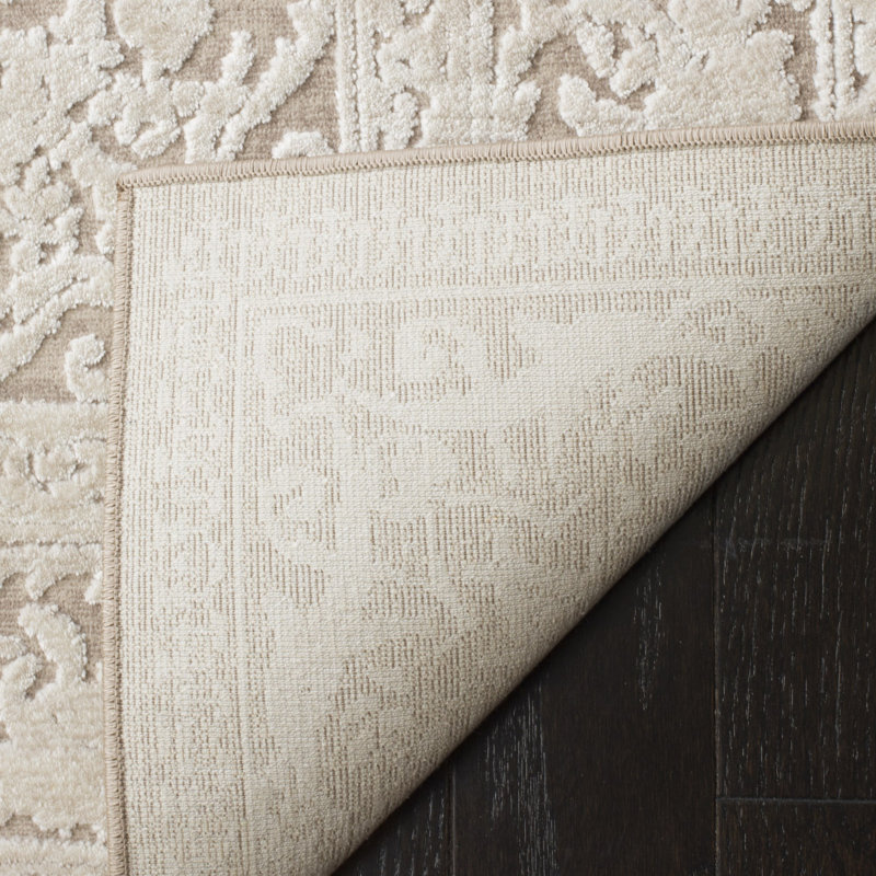 Espinal Oriental Area Rug, Rectangle 183 x 274 cm, Beige/Cream
