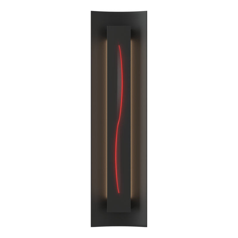 Gallery Dimmable 8 Lbs Flush Mount Scone, Natural Iron, Red