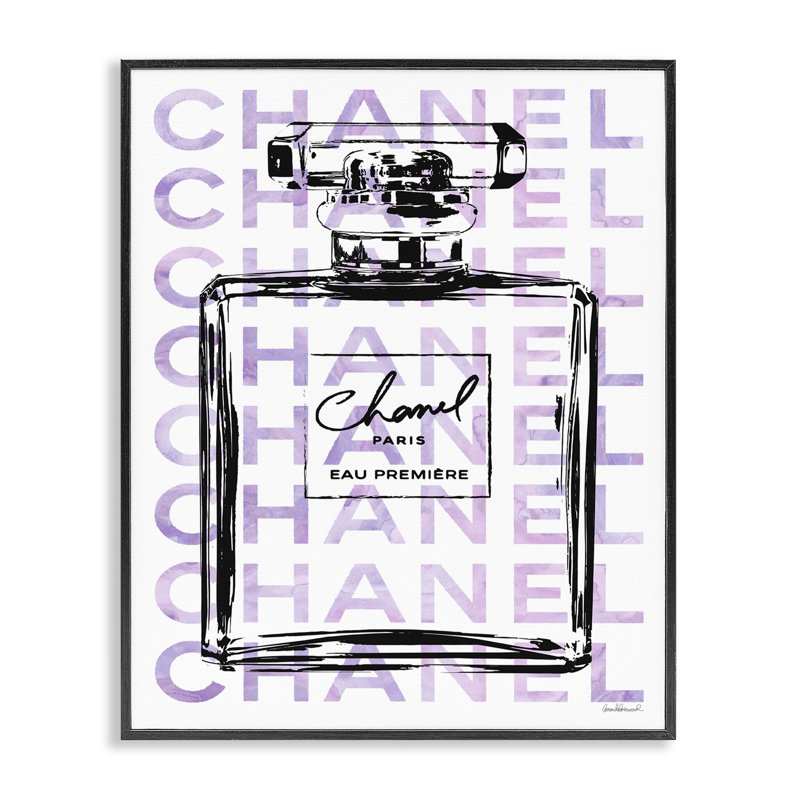 Bouteille de parfum Glam, L 24 po x H 30 po, Noir, noir, noir, noir