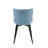 Lynnsey Tufted Leather Upholstered Dining Modern Wingback Side Chairs with Metal Legs-820389101