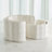 Crescent Printed Vase-Matte White-Sm-119364165
