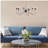 6-head metal pendant light