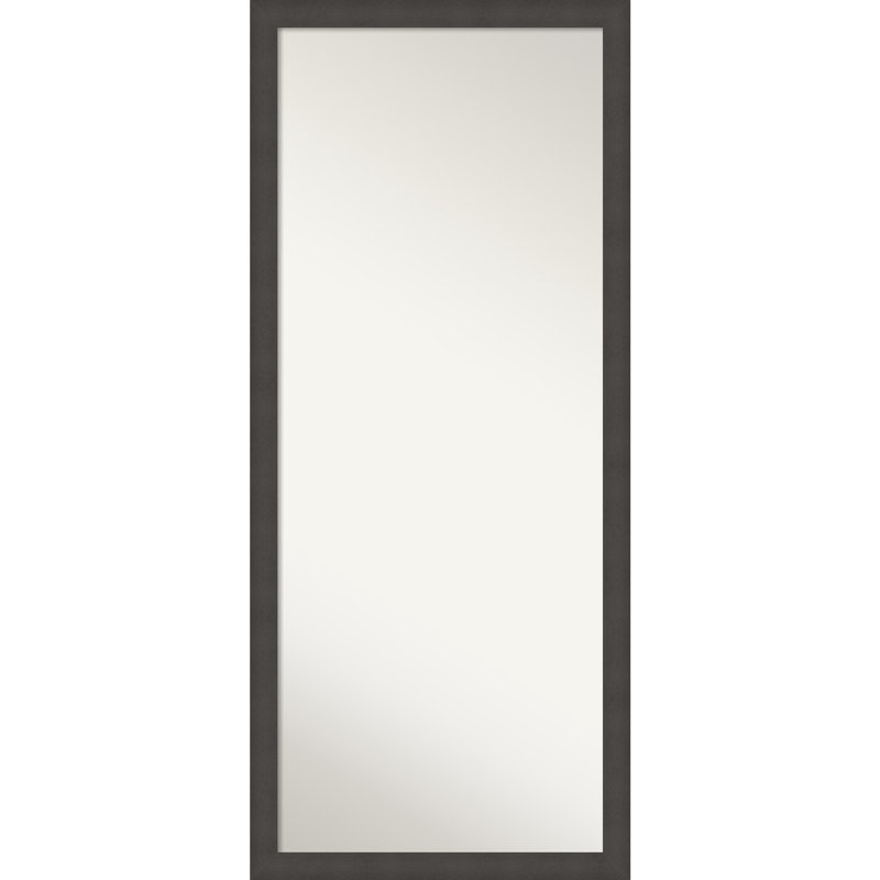 Solid Wood Rectangle Mirror, White, 63.5" H x 27.5" W