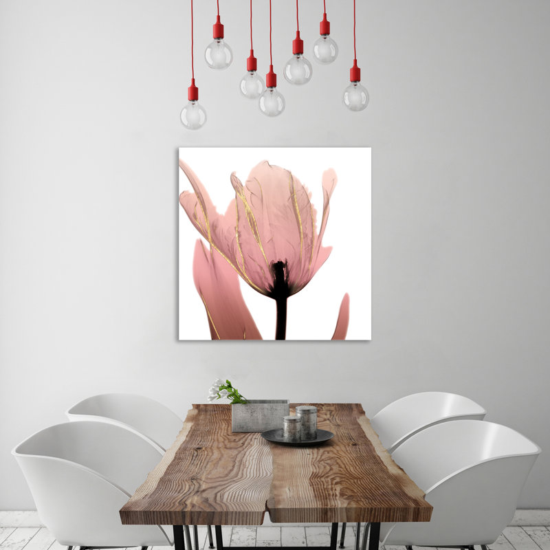 Alizarin Splendor 1 - Impression sur toile tendue, H 30 po x l 30 po