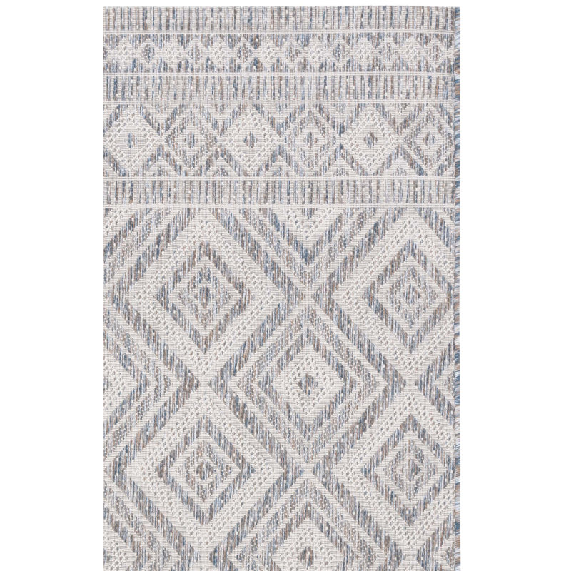 Tapis d'intérieur / extérieur à motif géométrique Bellair Performance, Rectangle 9 pi x 12 pi