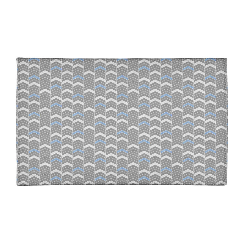 Chenille Chevron Indoor Rug, Rectangle 2' x 3'