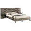 Lit plateforme brun clair Kiah