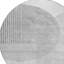 Tapis rond gris 8 pi