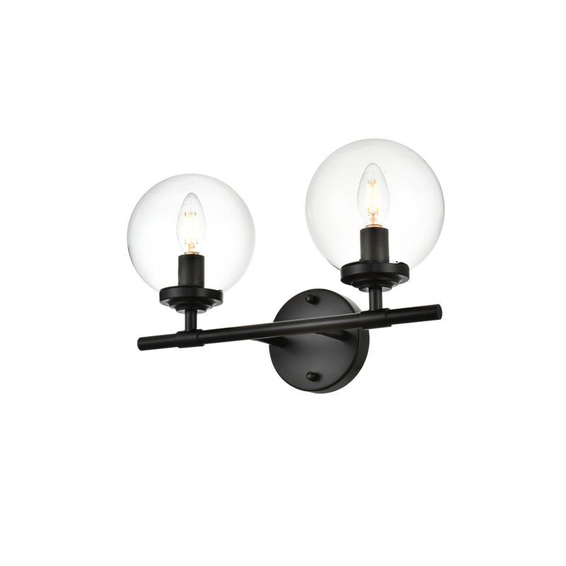 Ingrid Amala, Noir, Deux lumières, H 10 po x l 15 po x P 15 po