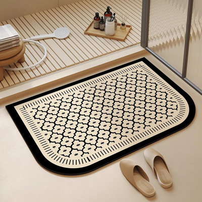 Absorbent Non-Slip Quick-Dry Bathroom Rug