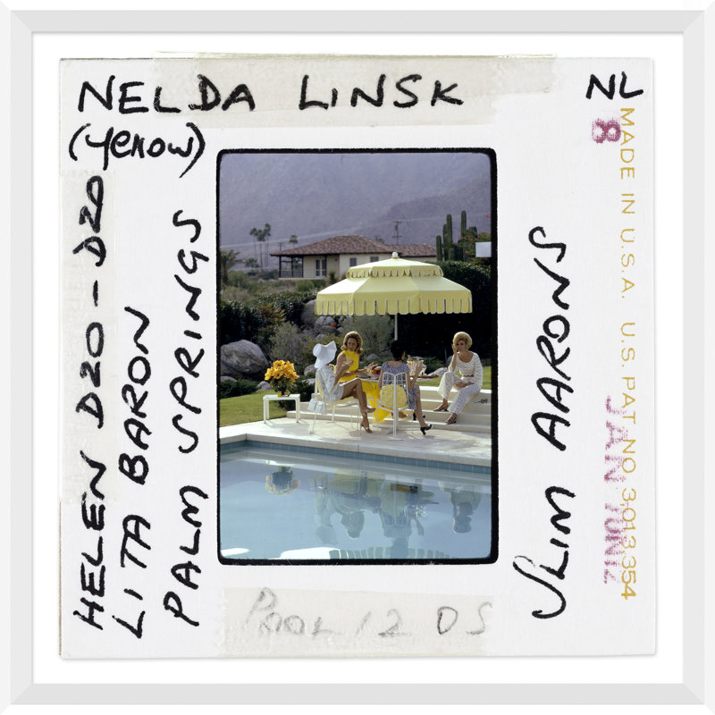 ''Nelda And Friends - Slide" January 1, 1970 Print by Slim Aarons