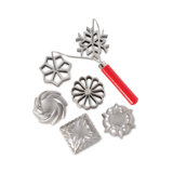 Nordic Ware 6 Piece Swedish Rosette and Timbale Set