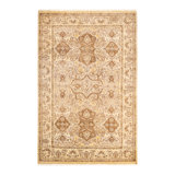 Classic One-of-a-Kind 4' 0" X 6' 1" Hand Knotted Area Rug