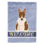 Polyester 2 côtés 40 x 28 po welcome drapeau maison-73943354