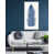 White Floater Framed