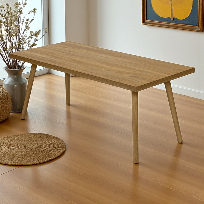 Pietro Contemporary Laminate 3 Piece Table Set in Walnut, 23.46'' H X 21.28'' W X 21.32'' D