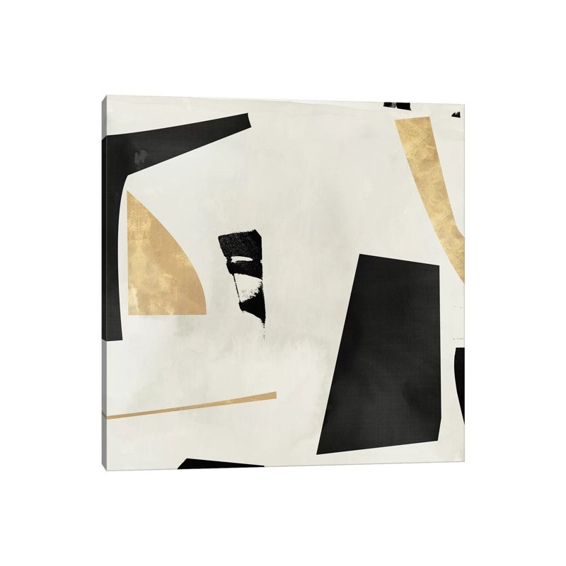 «Listening to Secrets» par Isabelle Z - impression d'art graphique, Toile tendue, H 18 po x l 18 po x 1,5 po, Pas de tapis