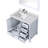 Jacques 36 in. W x 22 in. D Left Offset Bath Vanity, Faucet Set, & 34 in. Mirror-90699733-66637717
