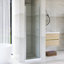 24-25 3/8" Pivot Semi-Frameless Shower Door-114657532