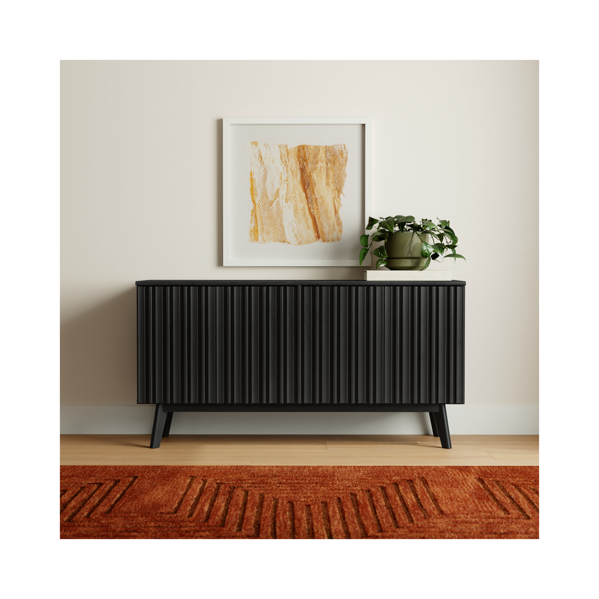 Helena 62'' Media Console, Black