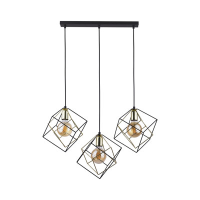 Anine 3 - Light Stainless Steel Kitchen Island Pendant