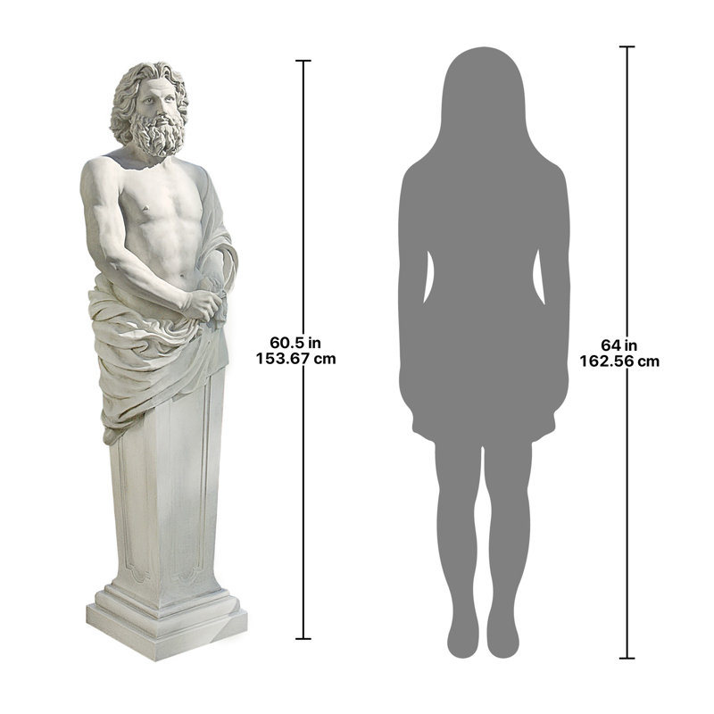 Statue de l’extrémité du jardin jupiter