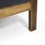 Table basse contemporaine en bois et bois avec corde douce et eau - Nuances Vivid
