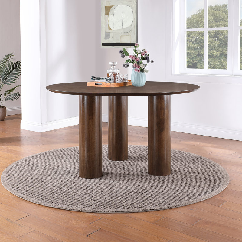 Table de salle à manger Izzey, Brun