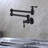 Pot Filler Faucet Wall Mount,with Double Joint Swing Arms-111129255
