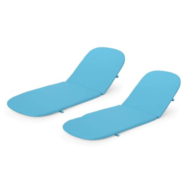 Coussin de chaise longue bleu, 2, Bleu