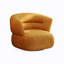 Fauteuil de loisir rétro en tissu chenille minimaliste rétro, adapté au salon
