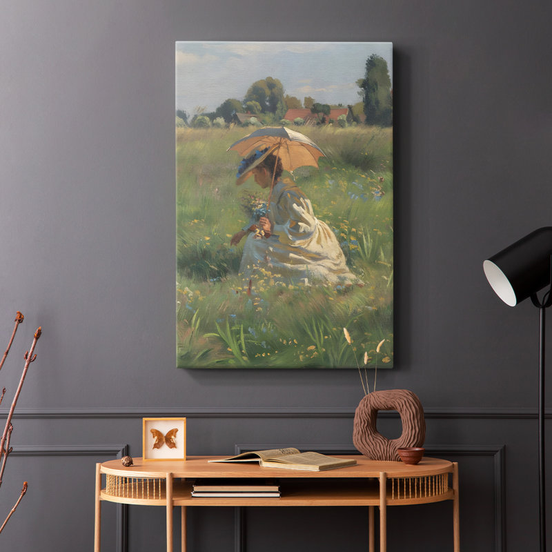 Paysage rétro CLXIV - galerie Cavas, H 18 po x l 12 po