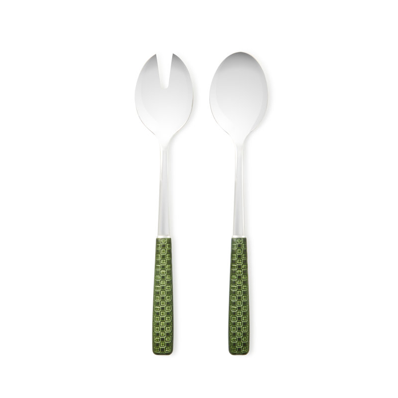 Everyday Salad Serving Set, Green