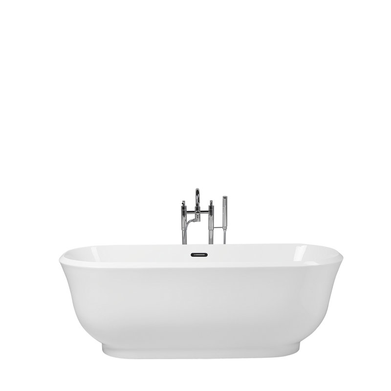 Jarrod 1700mm x 770mm Corner Soaking Acrylic Bathtub